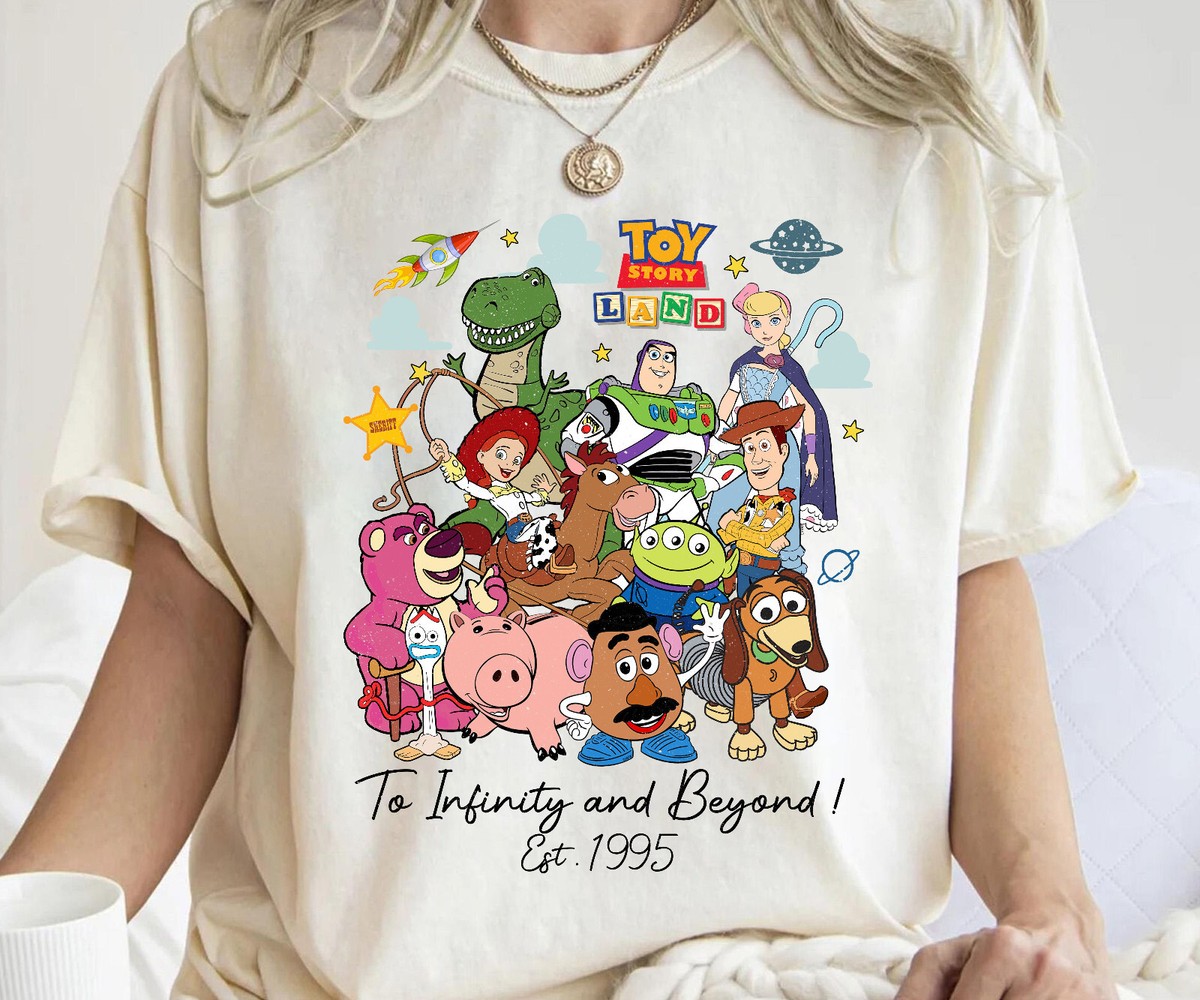 Vintage Toy Story Land To Infinity and Beyond Unisex Adult Kid