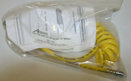 Amvex Spiral Hose Assembly 10' HS ASM USAIR M4*M4 1/4" Spiral (10x) - 18101 - Picture 3 of 3