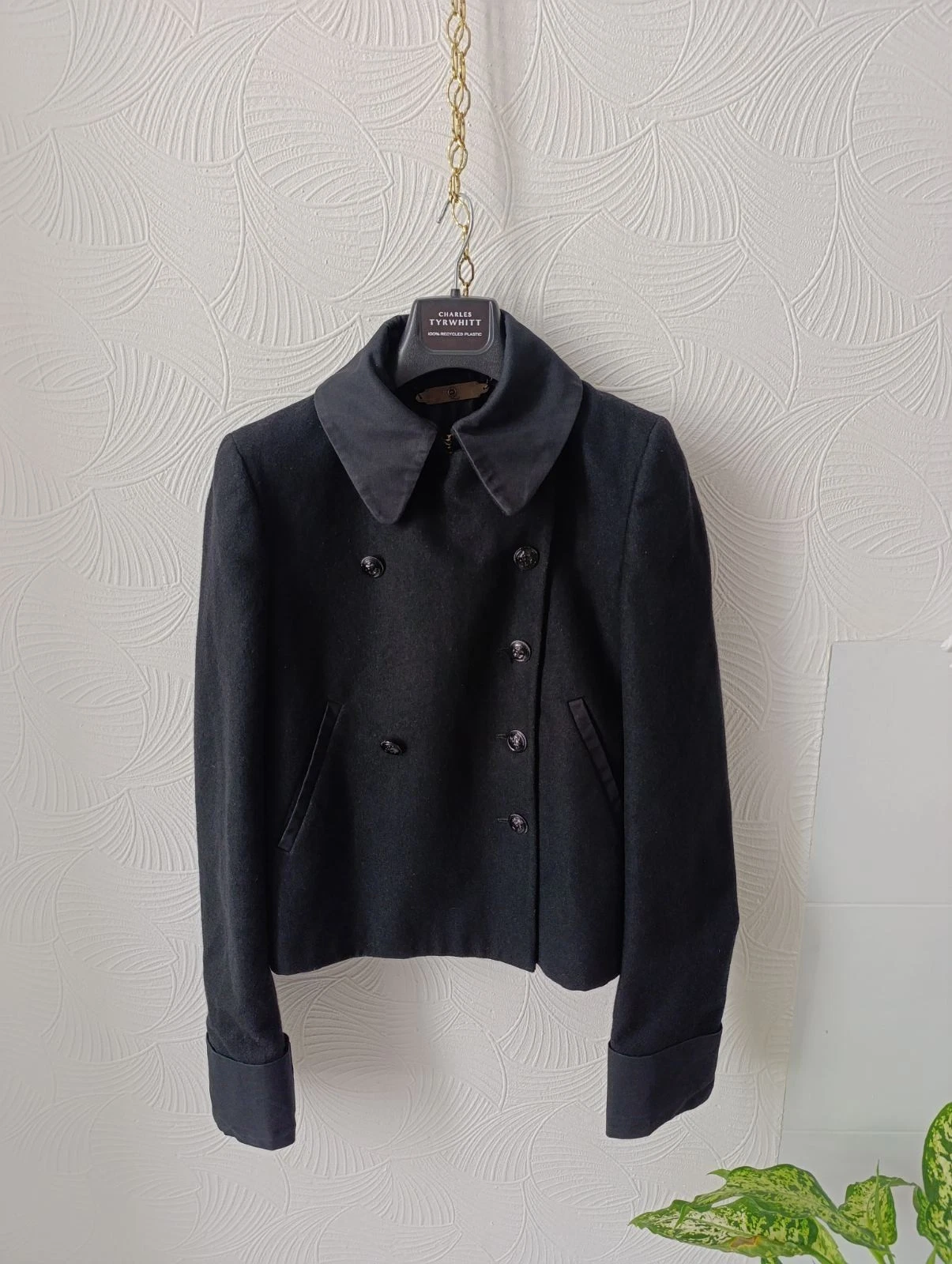 Alexander McQueen — ALEXANDER MCQUEEN VINTAGE DOUBLE BREASTED CROPPED WOOL COAT