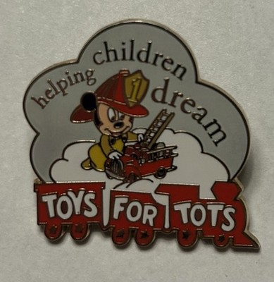 Disney - Baby Mickey Mouse Toys for Tots Helping Children Dream Firefighter Pin