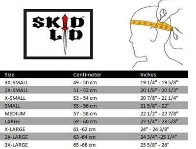 Skid Lid Original Half Helmet - DOT Approved - Flame Eagle - Adult