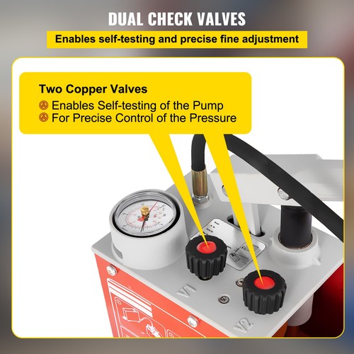 3.2Gallon Hydrostatic Hydraulic Pressure Test Pump Hand Pump Manual 2.5MPa - Picture 4 of 12