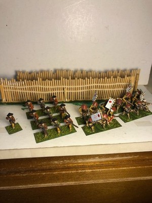 Old Glory Samurai Wars painted 25 / 28 mm Bushi Ashigaru w/ teppo