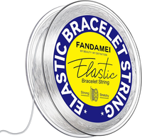 0.8Mm X 30M Gummiband FüR ArmbäNder, Elastisches Band FüR ArmbäNder, Schnur FüR