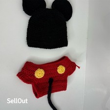 Disney Mickey Mouse Crochet Newborn Photo Prop Outfit Unisex