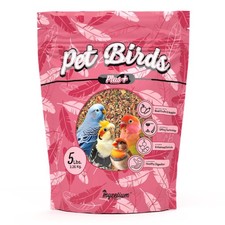Pet Bird Plus Feed 5 LB Bag  Organic Bird Food for Parakeets, Lovebirds  ...