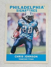 2009 Chris Johnson Philadelphia Signatures Auto Tennessee Titans