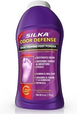 Silka Talco Para Los Pies Mal Olor Desodorante Malos Olores Ni os Adultos -6 oz