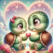 Anuver Full Drill Diamond Art Turtle 11.8 inches x inches, Multicolor