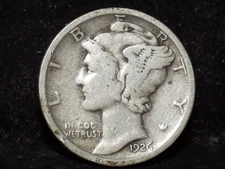 1926 Mercury  Silver dime coin ( FREE SHIPPING)
