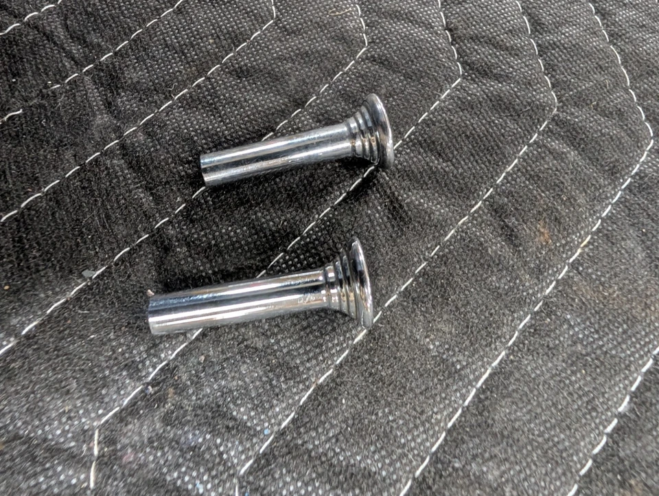 Cadillac 1967 par bonito original cerradura de puerta perillas cromadas Eldorado Deville Foto 4 de 4