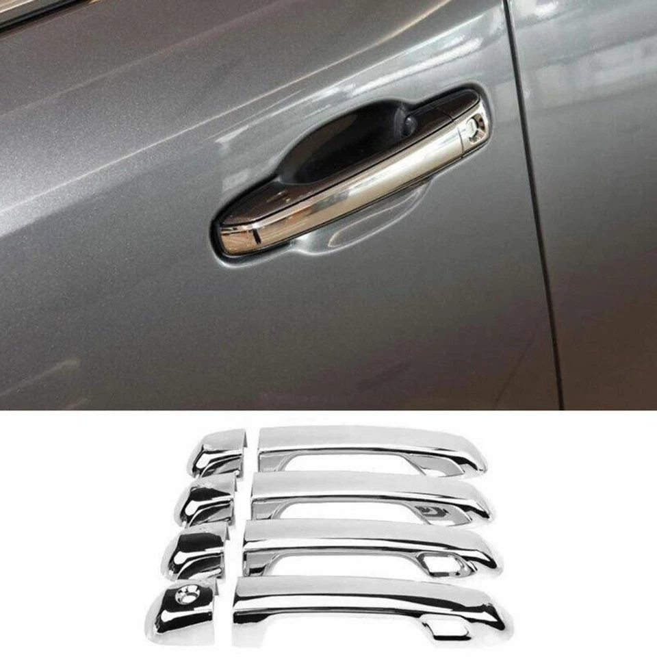 8pcs Chrome Exterior Side Smart Door Handle Trim Fit For Lexus LX570 2016-21 Foto 2 de 4