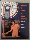 1989-90 Illinois Fighting Illini Men's Tennis Media Guide Gary Pearne B Dillman — photo 1