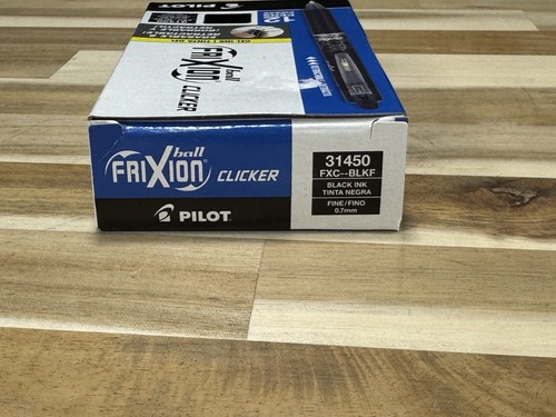 ✅ Neu ✅Pilot FriXion Clicker radierbare Gelstifte ✅0,7 mm ✅Schwarz ✅12er Pack - Bild 4 von 10