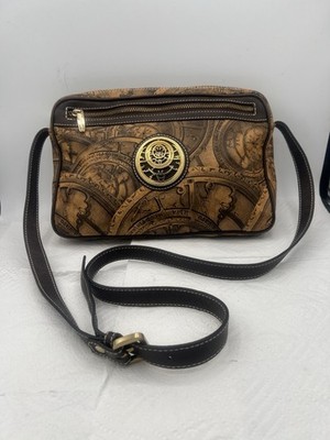 Astronomica Italy Celestial Map Zodiac Leather Shoulder Bag Astrology Purse