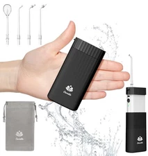 Portable Water Flosser for Teeth,Travel Water Flosser Picks,Mini Cordless Ora...