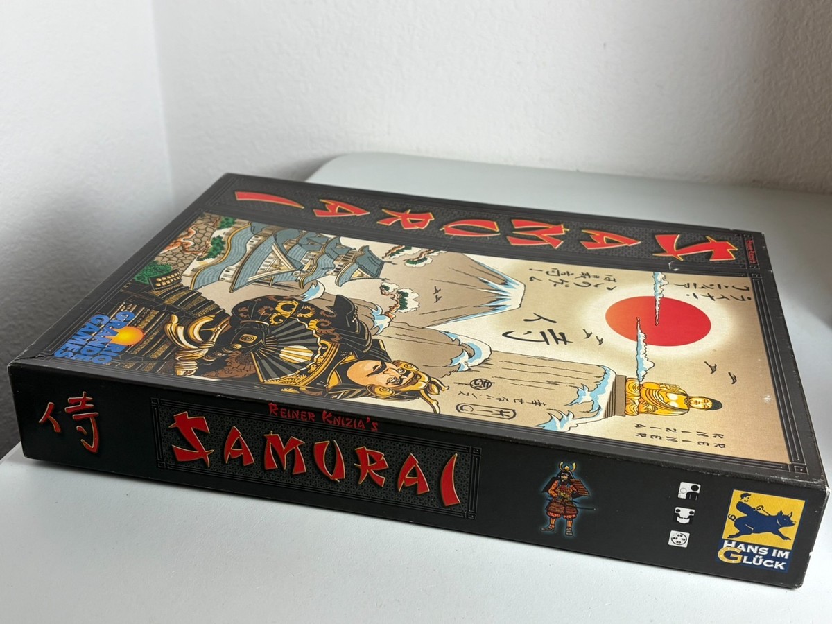 Samurai Board Game Reiner Knizia 1998 vintage %100 complete Clean