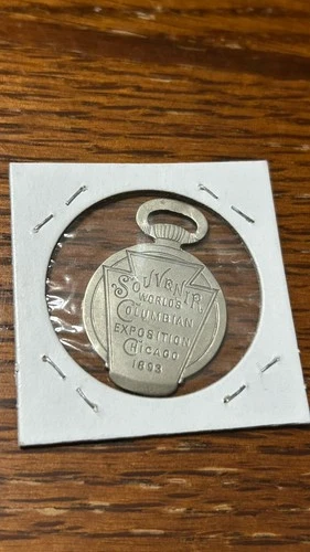 SOUVENIR 1893 WORLDS COLUMBIAN CHICAGO EXPOSITION COMPS KEYSTONE WATCH CASE CO