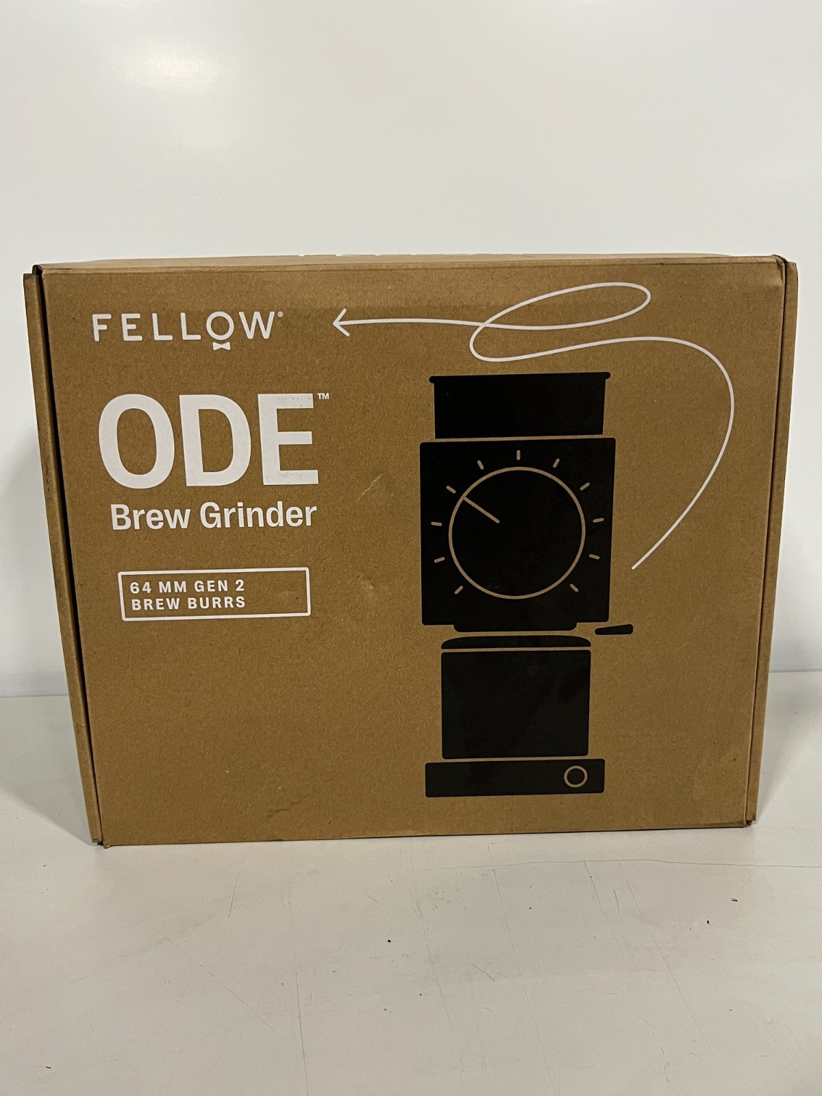 Fellow Gen 2 Ode Brew Electric Coffee Grinder with 31 Settings for Precision Grounds