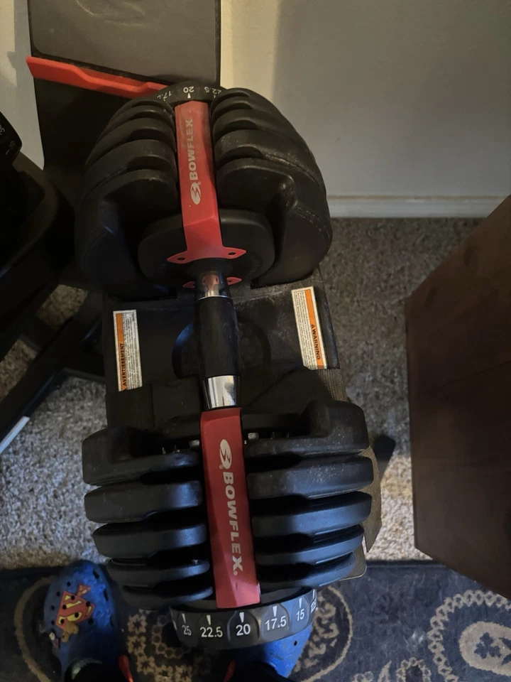 Mancuernas Bowflex SelectTech 552 con soporte Foto 3 de 4