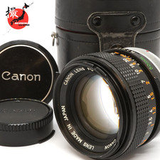 Exc 5 Canon FD 50mm f/1.4 S.S.C. SSC MF Lens for F-1 w/ Case Caps Tested JAPAN