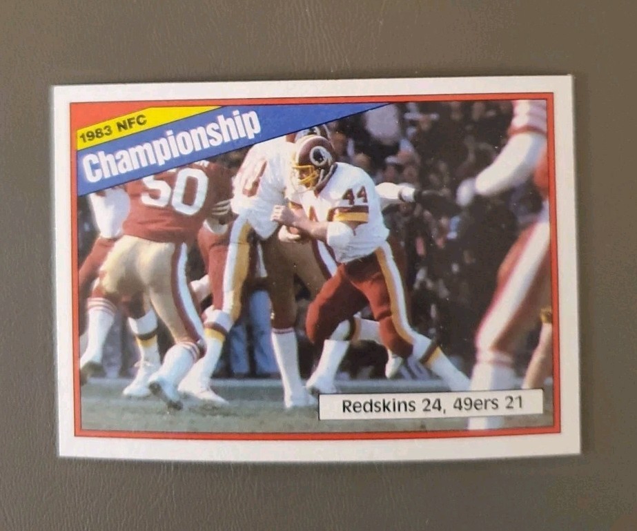 1984 Topps #8 1983 NFC Championship NM+