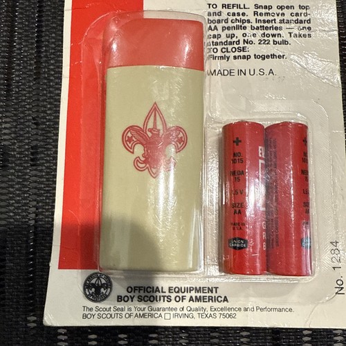 NOS Vintage BOY SCOUT OF AMERICA Official POCKET LITE In Package BSA Scouting - Picture 2 of 8