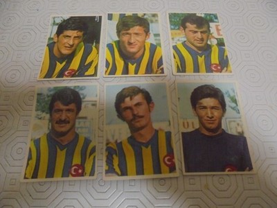 Lot 6 Fenerbahçe SK Aufkleber Portugiesische Sammlung Campeões Europa 1968
