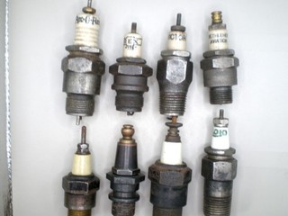 8 Vintage Collectible Spark Plugs