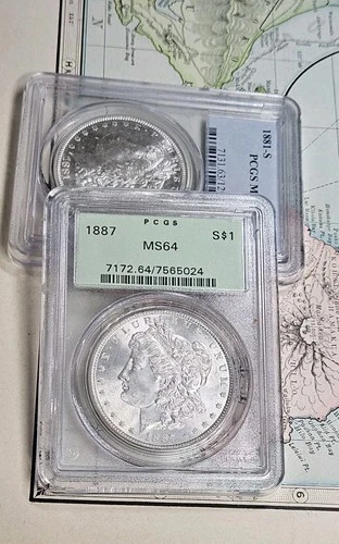 1887 Morgan 90% Silver + EYE APPEAL