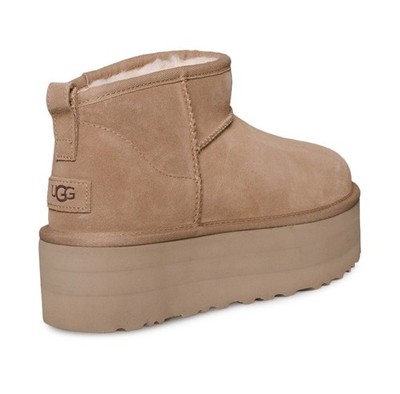 UGG Classic Ultra Mini Platform Boot W 1135092 CHE Chestnut Women s 12 NIB 