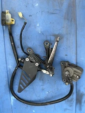 2009-2012 ZX6R ZX6 ZX 600 Kawasaki Ninja Rear Brake Caliper Foot peg rest set