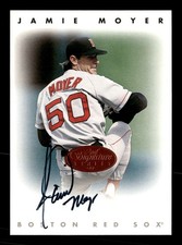 1996 Leaf Signature Series Jamie Moyer Auto Bronze Auto Boston Red Sox TV2363