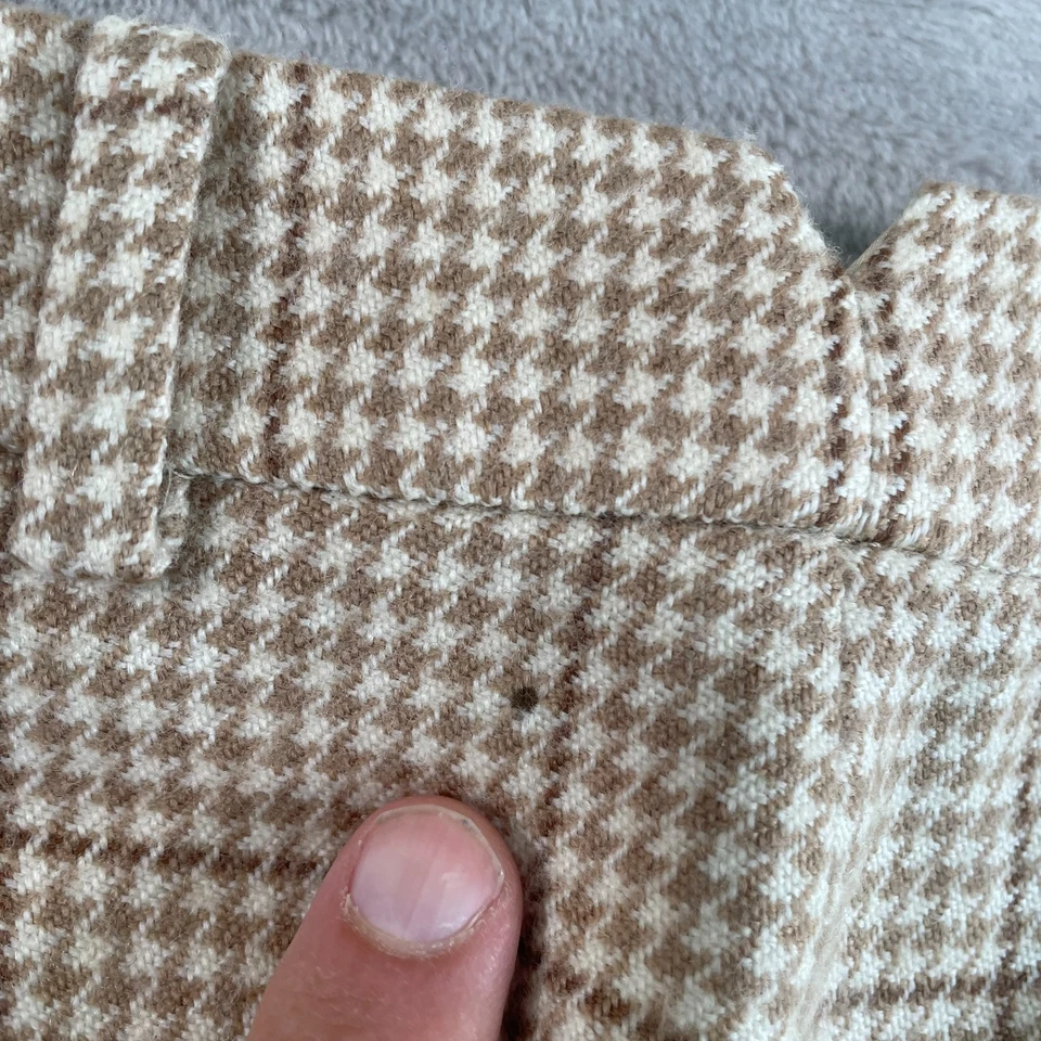 Pantalones de pierna ancha vintage Ralph Lauren etiqueta negra para mujer 10 lana cachemir Foto 4 de 4