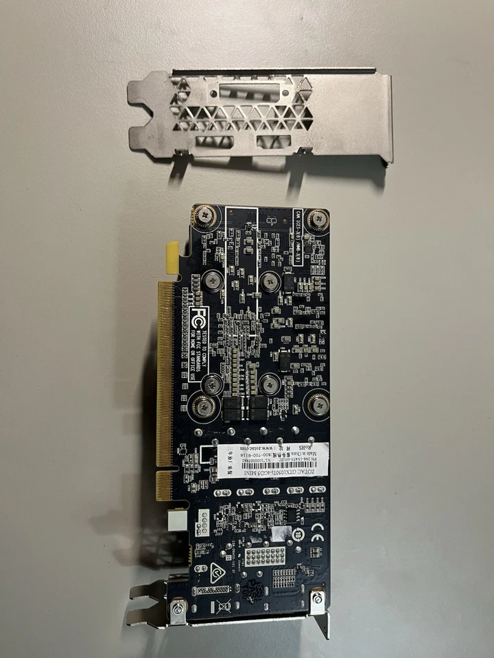 ZOTAC GTX 1050 Ti 4GB Dual-Fan GDDR5 Graphics Card Mini Low Profile - Image 2 of 2