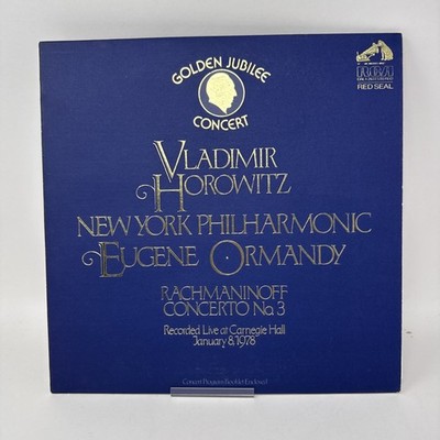 Golden Jubilee Concert Vladimir Horowitz Rachmaninoff Concerto No.3 Vinyl Record
