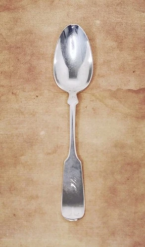 RW & S Wallace Sterling Silver Spoon - Mid 19th Century - 5 3/4" L - 30 Grams