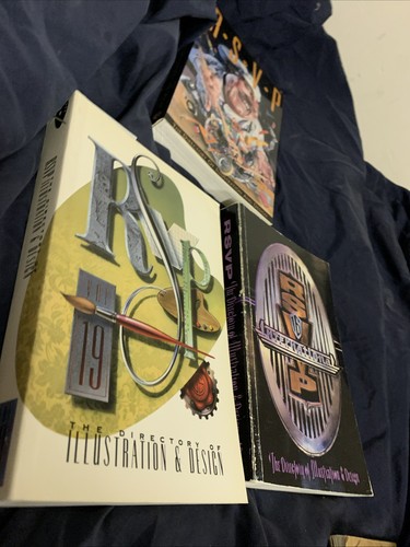 RSVP Directory Of Illustration & Design 1991 1992 & 1994 3 Book Lot - Picture 19 of 20