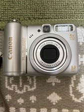 Canon PowerShot A580 Digital Camera 8MP Compact 4x Optical Zoom