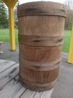 Antique 19th Century Geo. Meldrum & Co. Old Gov't Brand Coffee Shipping Barrel  — photo 5