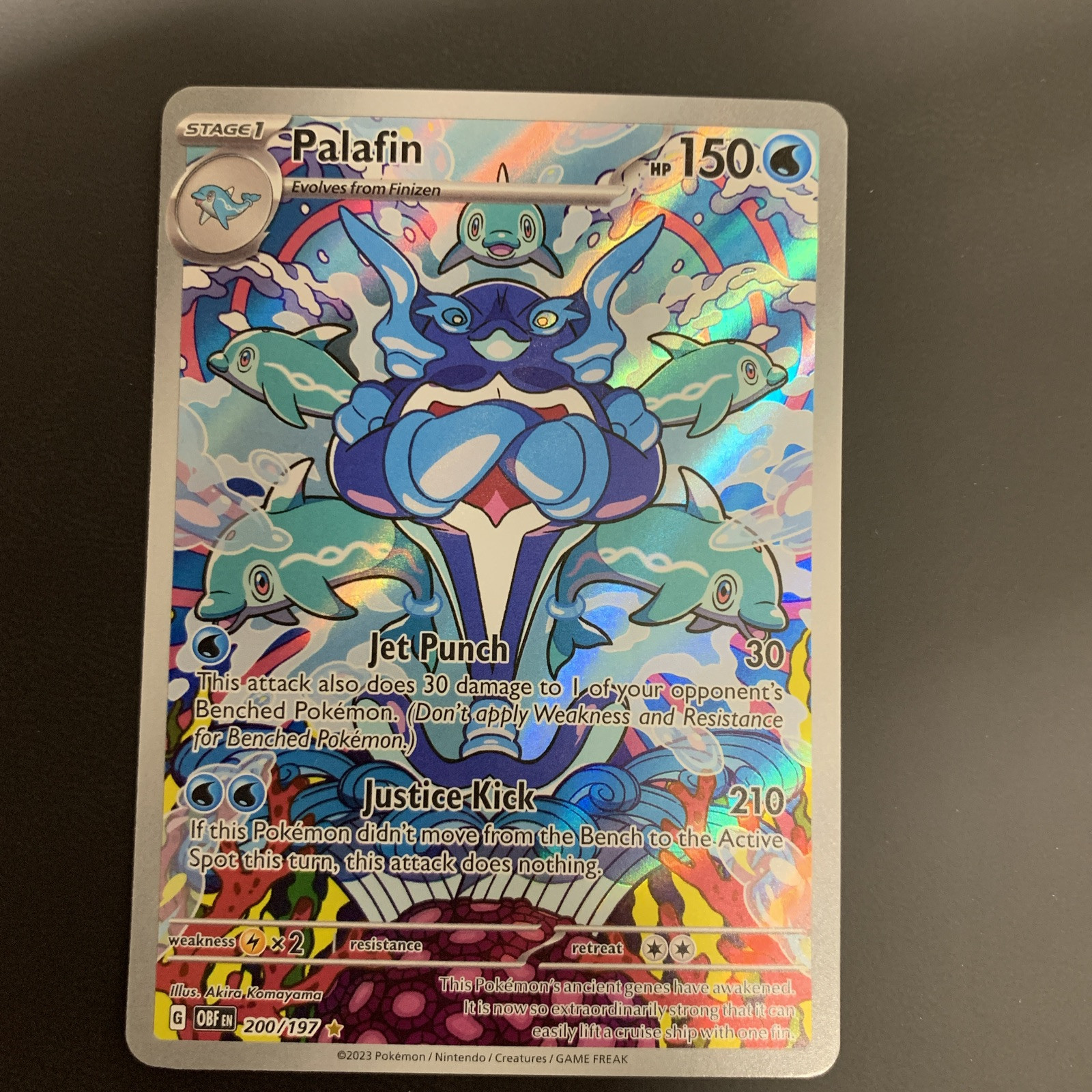 Palafin 200/197 Sv03: Obsidian Flames Holo