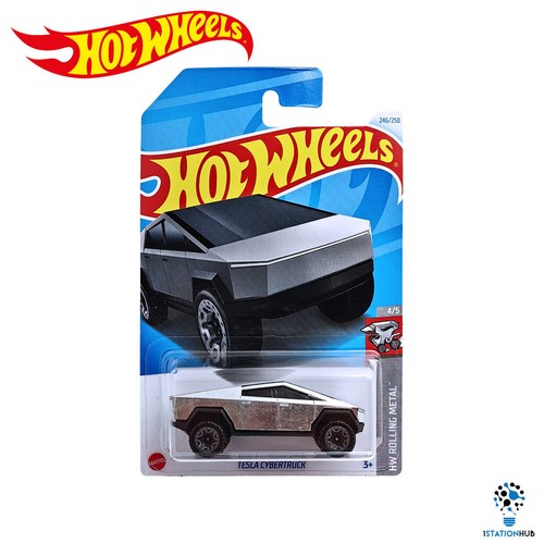 HOT WHEELS TESLA CYBERTRUCK 2024 HW ROLLING METAL 246/24Q eBay
