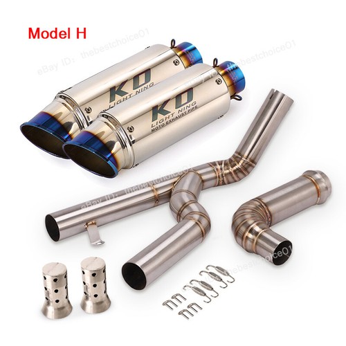 Modified Exhaust System Mid Connect Muffler Pipe For 1290 Super Duke R 2014-2016 - Picture 12 of 12