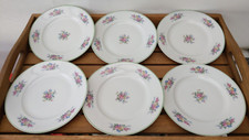 6x Teller Dessertteller Altrohlauer Böhmisches Porzellan Midcentury