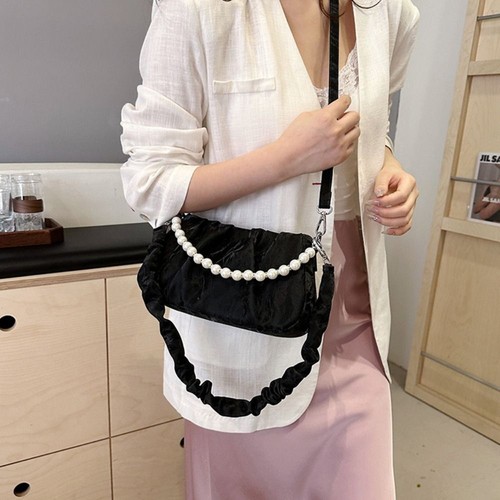 Folds Handbag Clouds Armpit Bag Simple Crossbody Bag