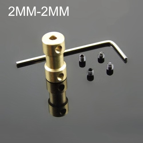 5PCS 2/3/3.17/4/5/6mm Brass Shaft Coupling Coupler DIY Model Decelerate Motor - Picture 72 of 117