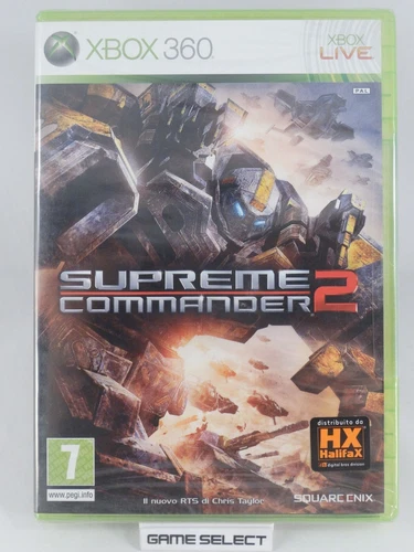 SUPREME COMMANDER 2 MICROSOFT XBOX360 PAL ITA ITALIAN ORIGINAL NEW SEALED
