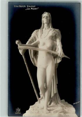 10380426 - Erloest La Mort Rod Sense Elna Borch Sculpture