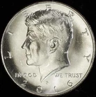 2016 P Kennedy Half Dollar - BU