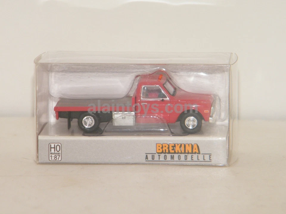PICK UP GMC SIERRA GRANDE ROUGE BREKINA HO 1/87 Réf 19670 - Photo 4/4